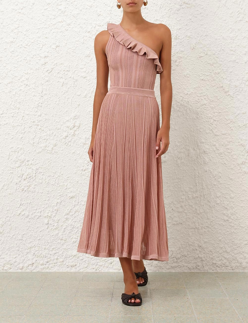 Zimmermann LUCKY METALLIC SKIRT outlook