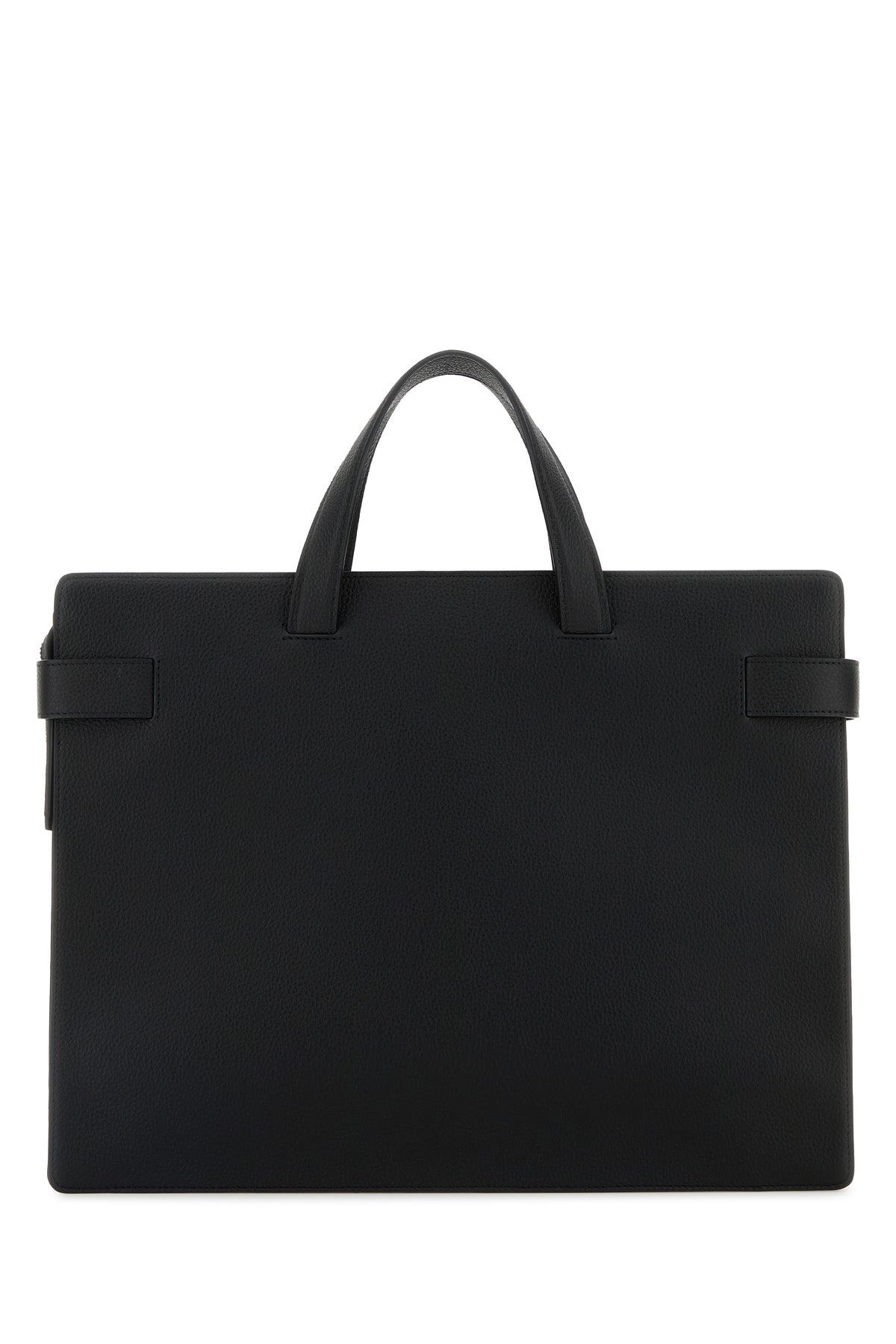 Black leather Twins briefcase - 3