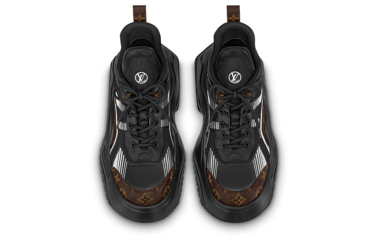 (WMNS) LOUIS VUITTON Archlight 2.0 Platform Sneakers 'Black' 1ABHZ7 - 3