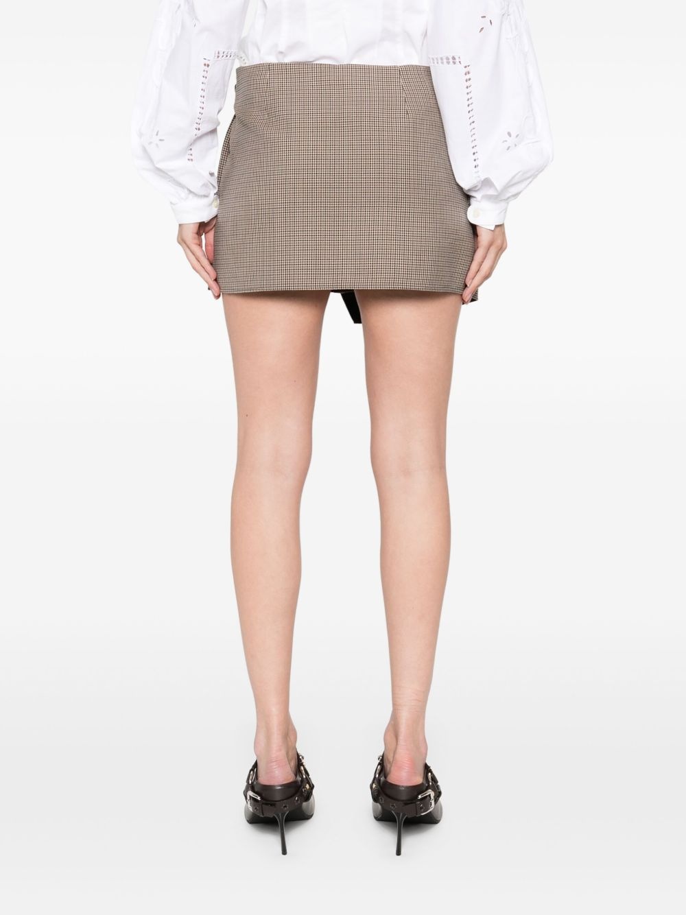 Houndstooth skirt - 4