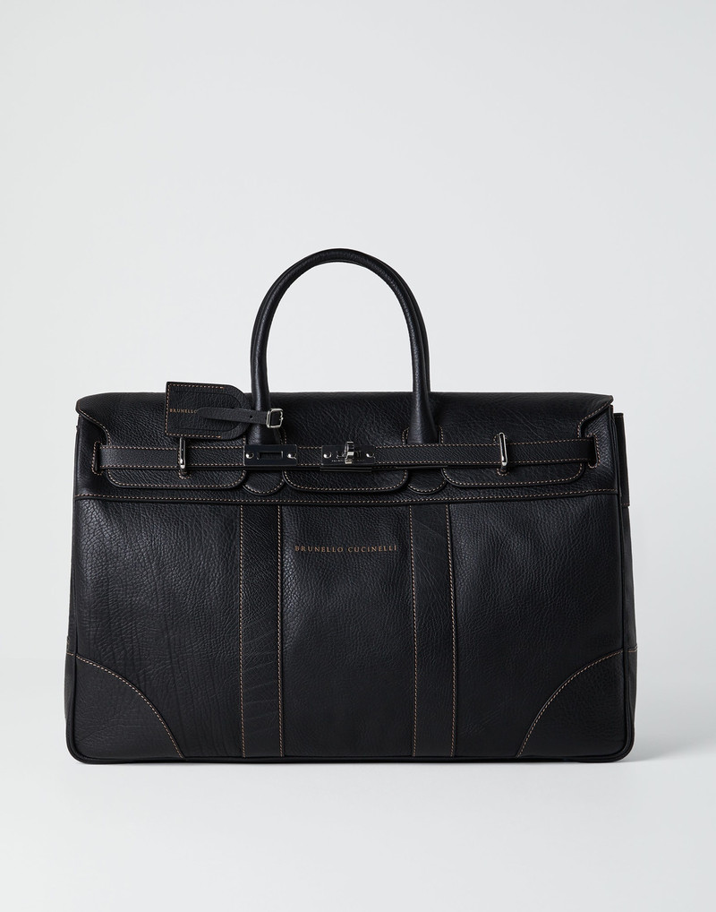 Grained calfskin Country Weekender bag - 1