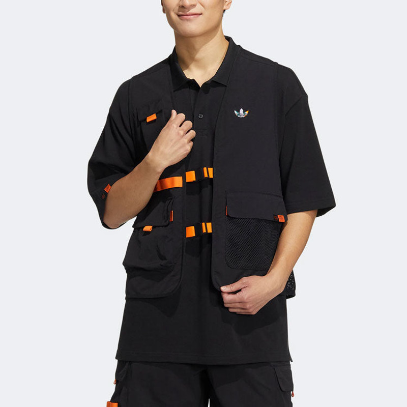 adidas adidas Originals Kentaro Okawara Vests 'Black Orange' HR6441 outlook