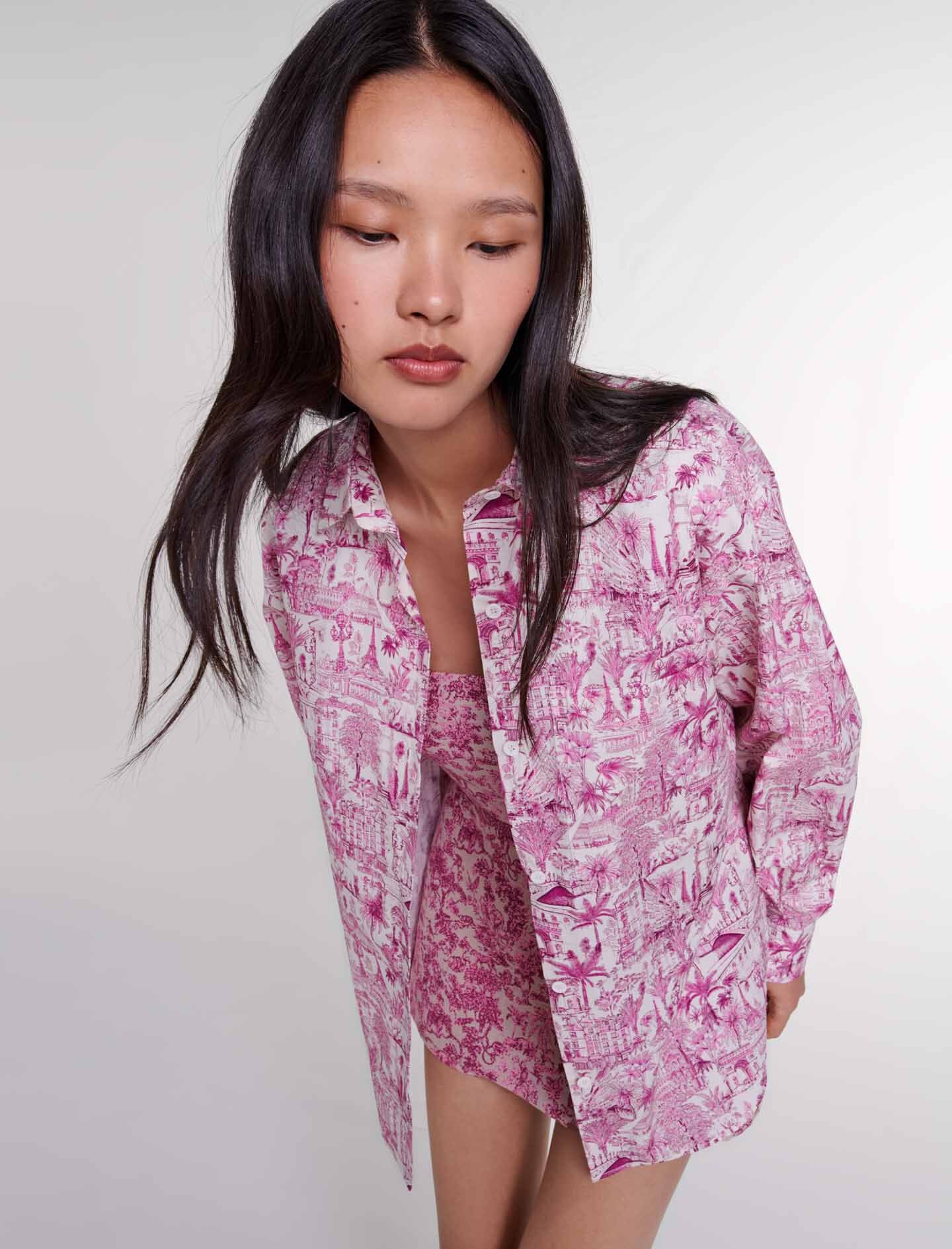 Oversize patterned shirt - 6