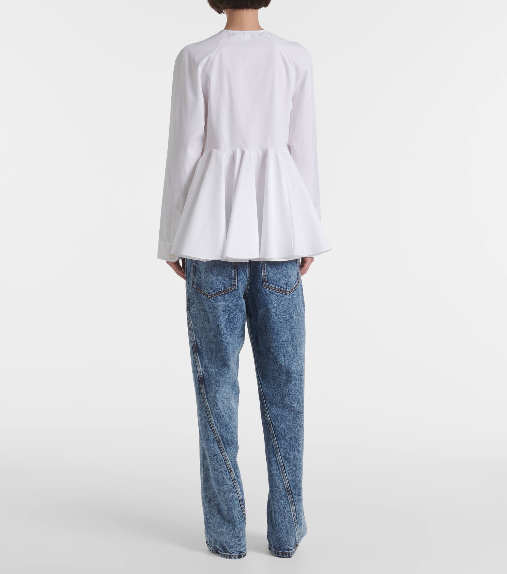 Flare cotton blouse - 3