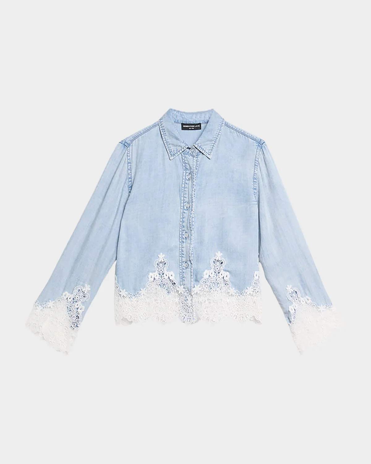 Eli Denim Lace Shirt - 1