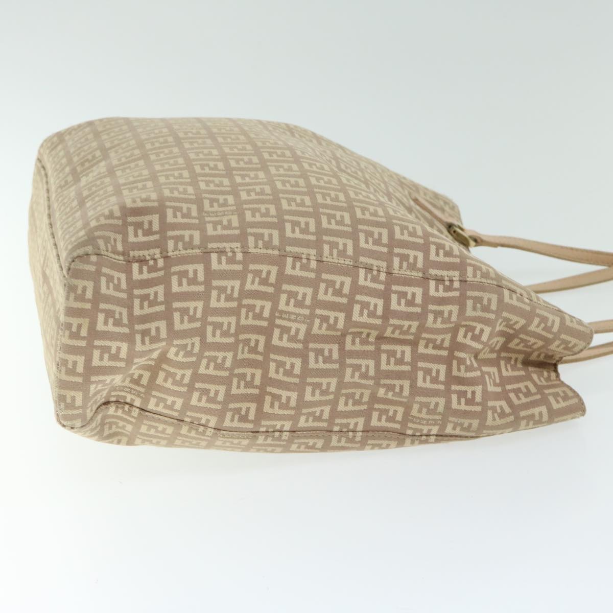 FENDI Zucchino Canvas Hand Bag Pink - 4