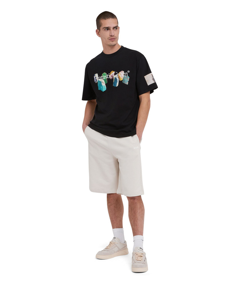 "FANTASTIC GREEN INVERSE SERIES" organic jersey cotton T-Shirt 5