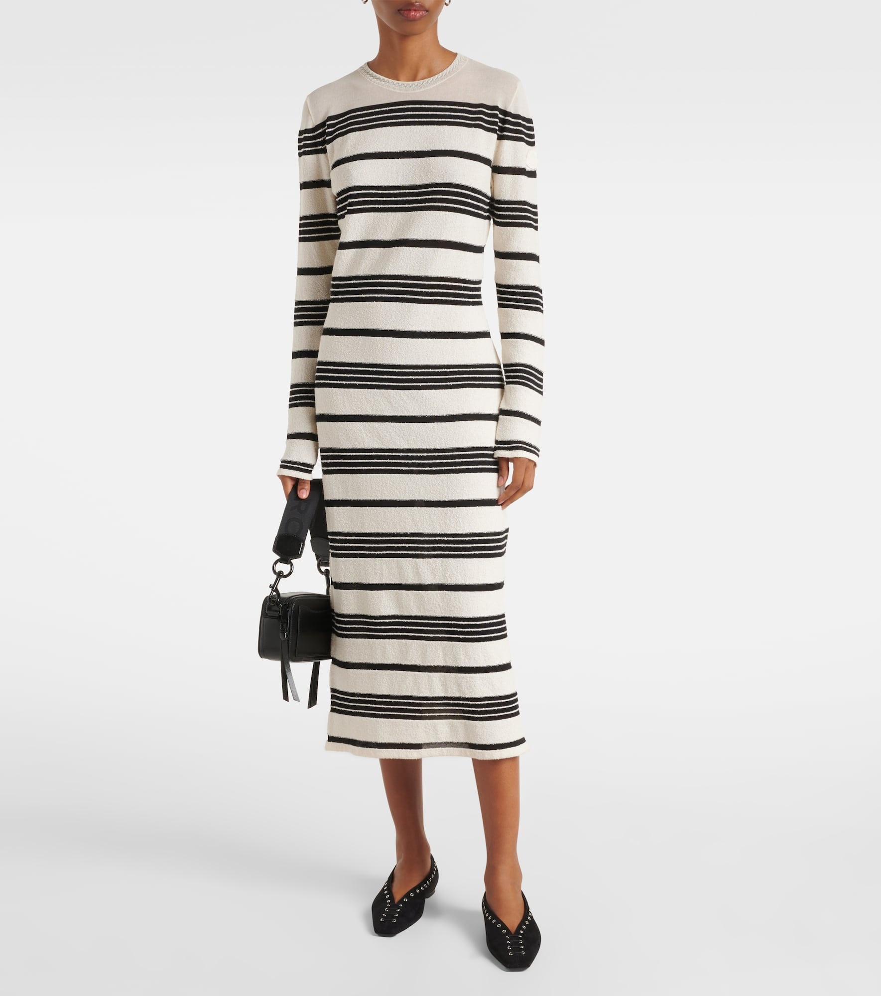 Cotton-blend midi dress - 2