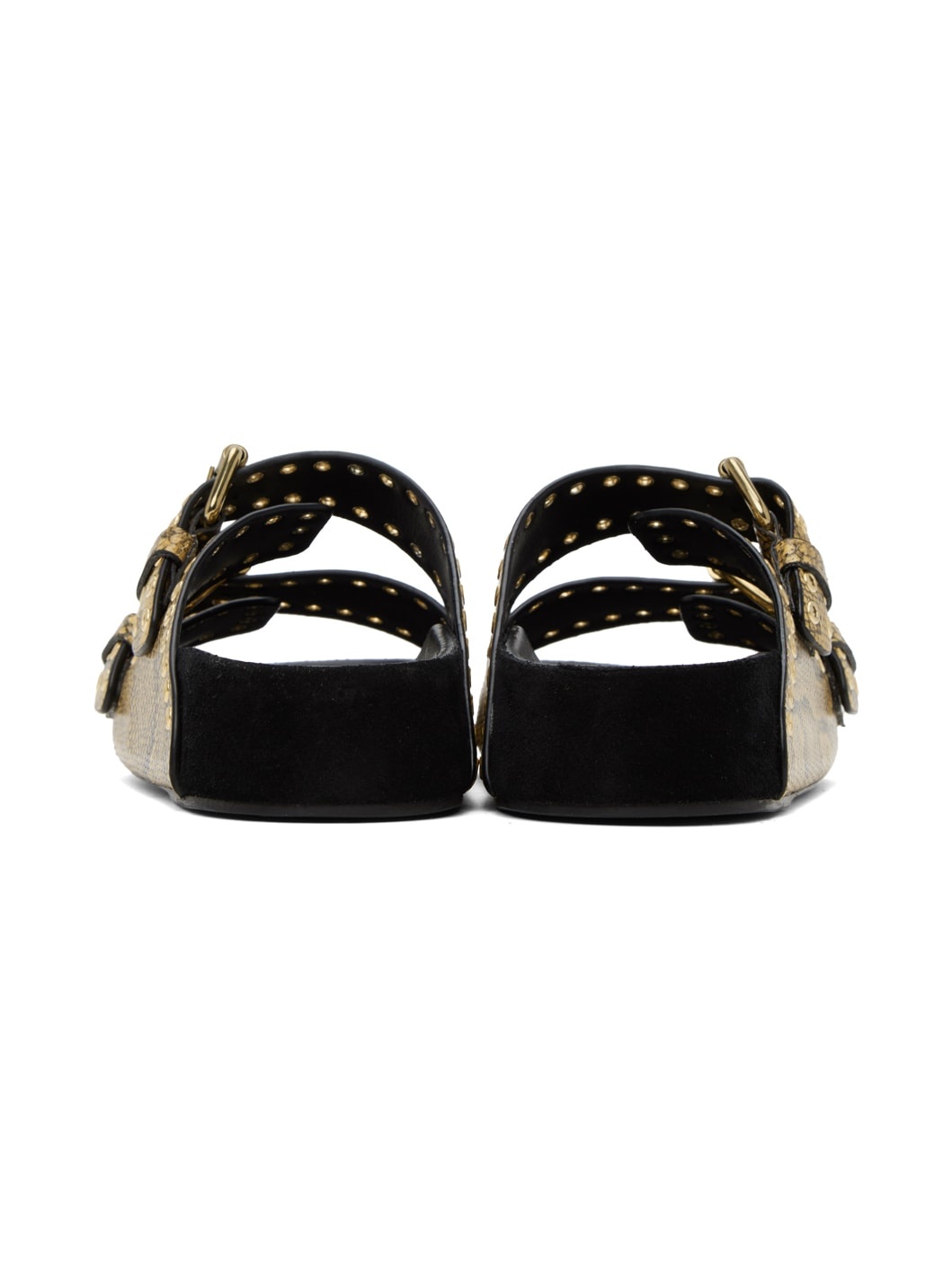 Tan Lennyo Buckle Sandals - 2