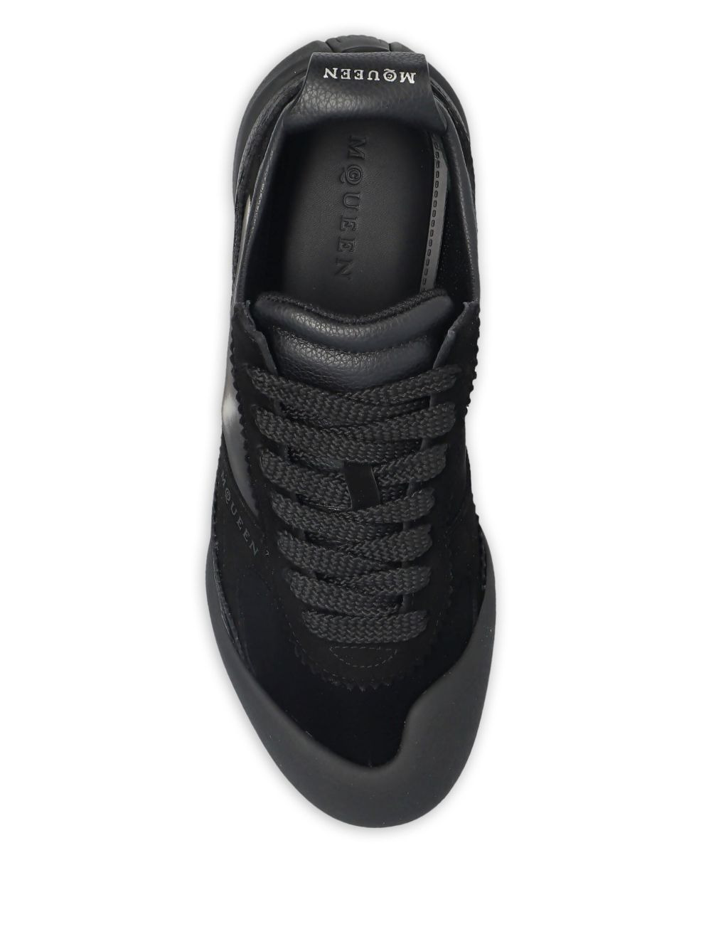 Flexion lace-up suede sneakers - 3