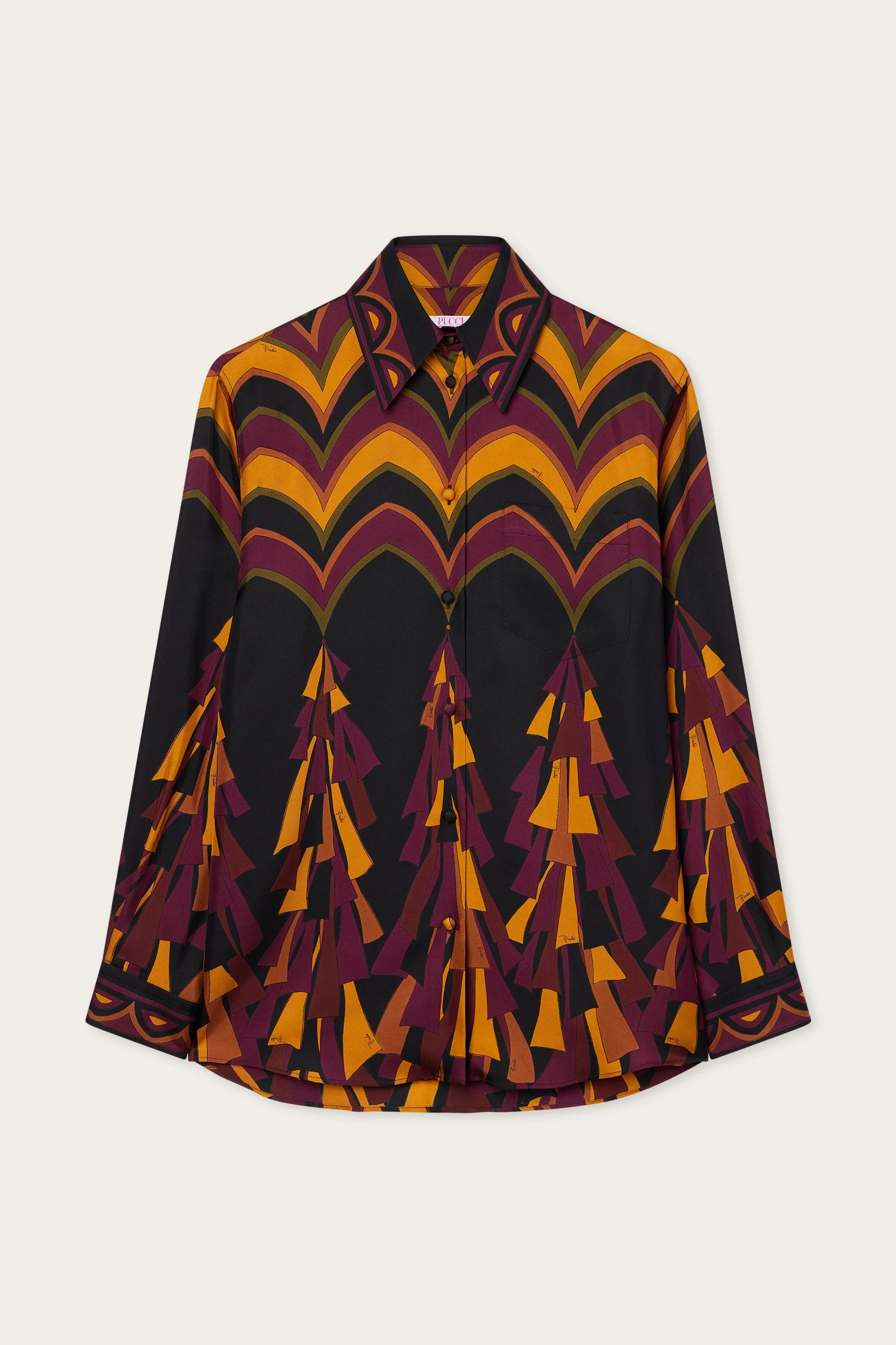 BAIADERA PRINT SILK SHIRT - 1