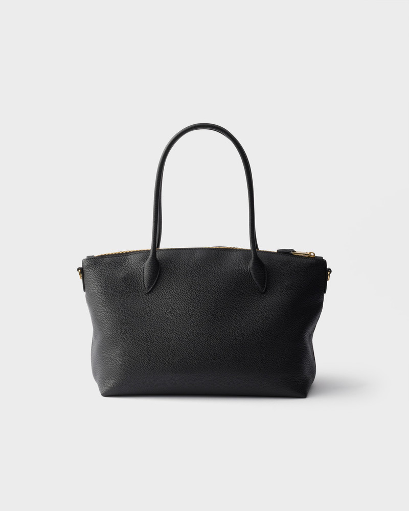 Large leather tote bag 4