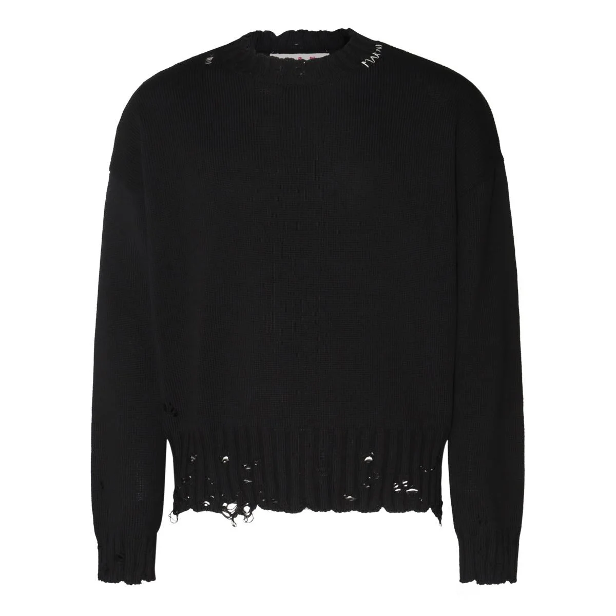 MARNI COTTON CREWNECK SWEATER - 1