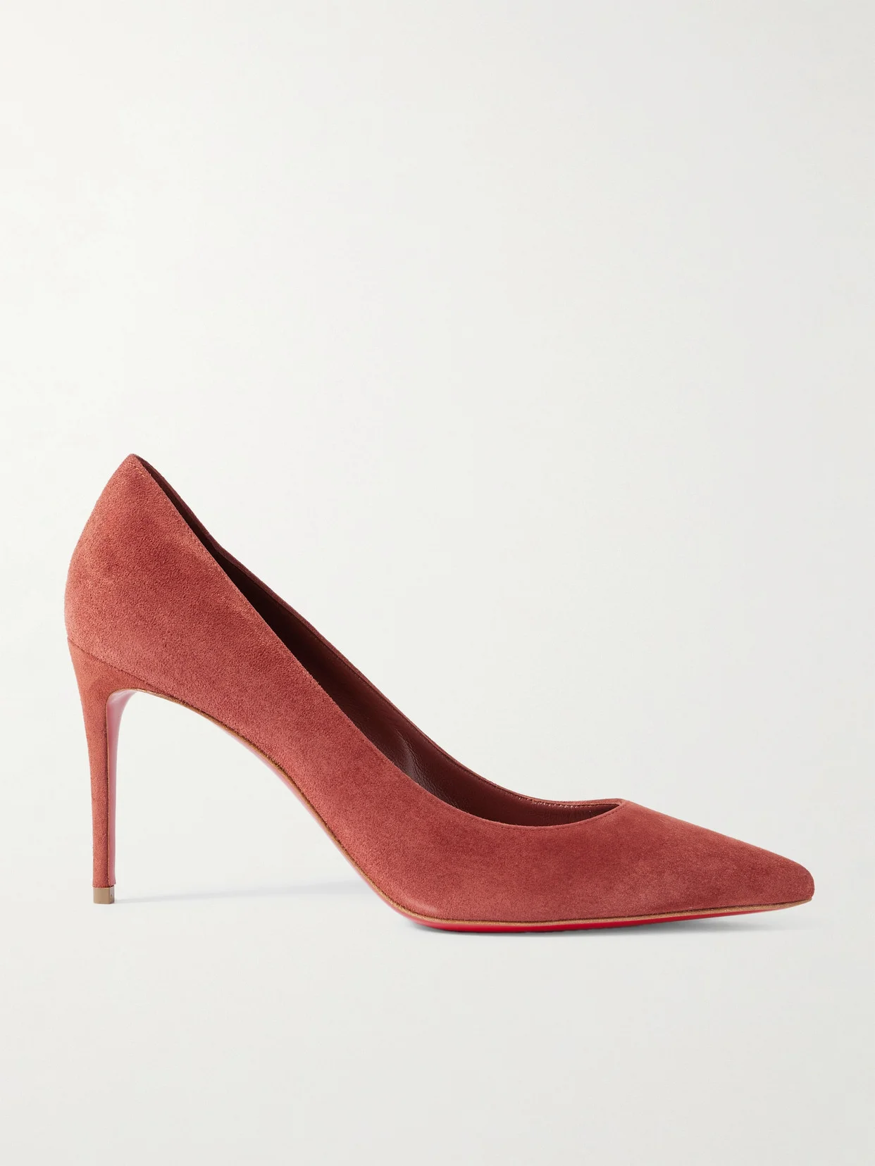 Kate 85 Suede Point-toe Pumps - 1