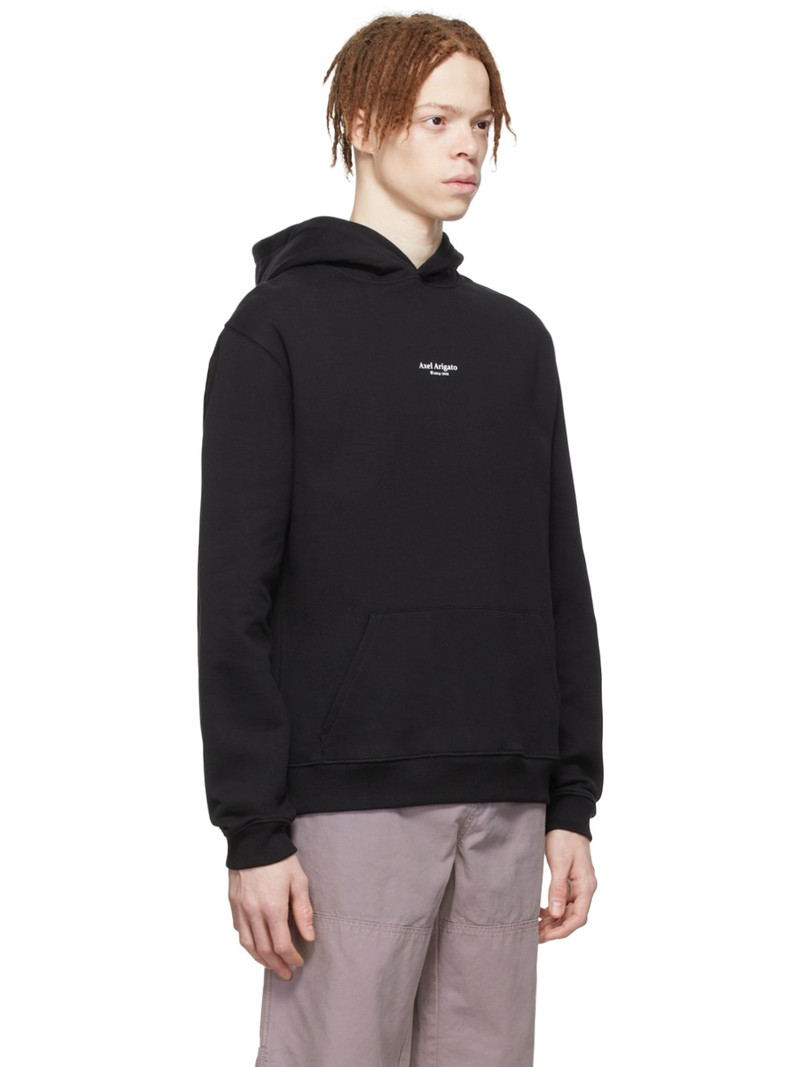 Black Organic Cotton Hoodie 2