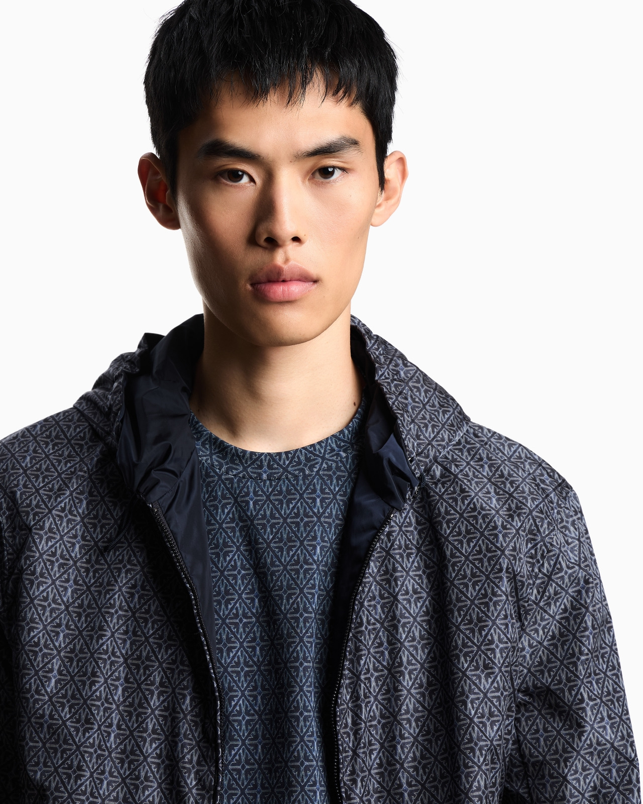 REVERSIBLE NYLON BLOUSON WITH MAJOLICA PRINT - 7