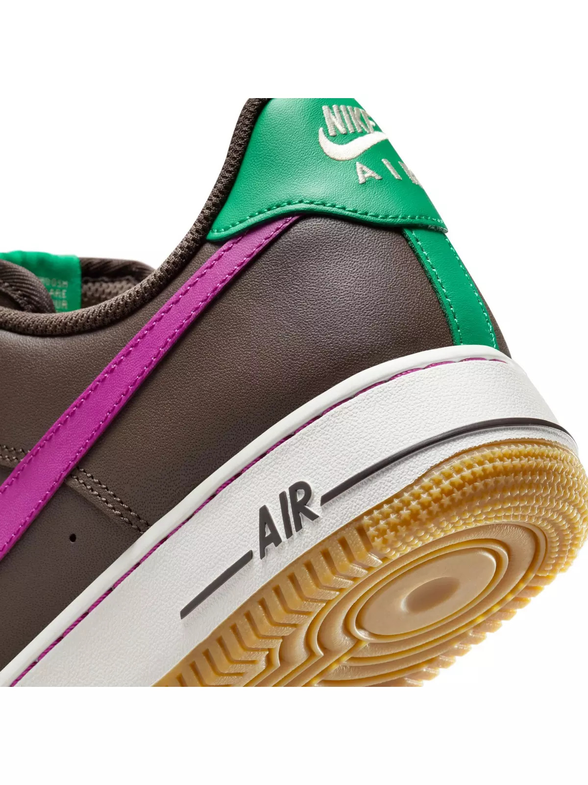 Air Force 1 '07 "Baroque Brown/Vivid Purple/Stadium Green" Men's Shoe - 10