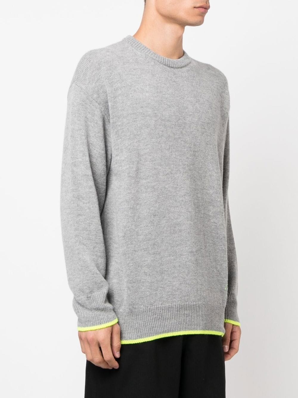 embroidered-logo crew-neck jumper - 3