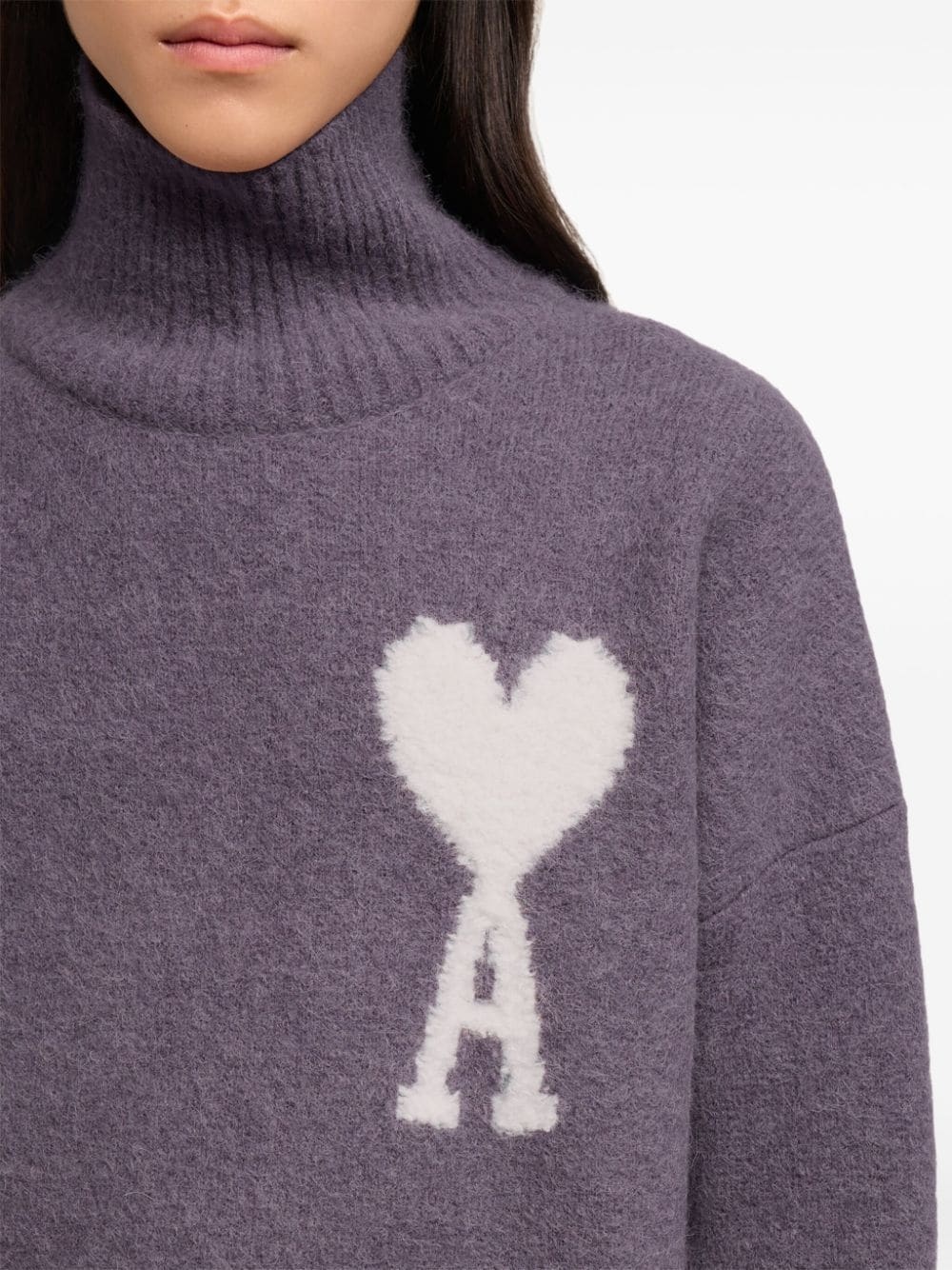 Ami de Coeur funnel neck sweatshirt - 6