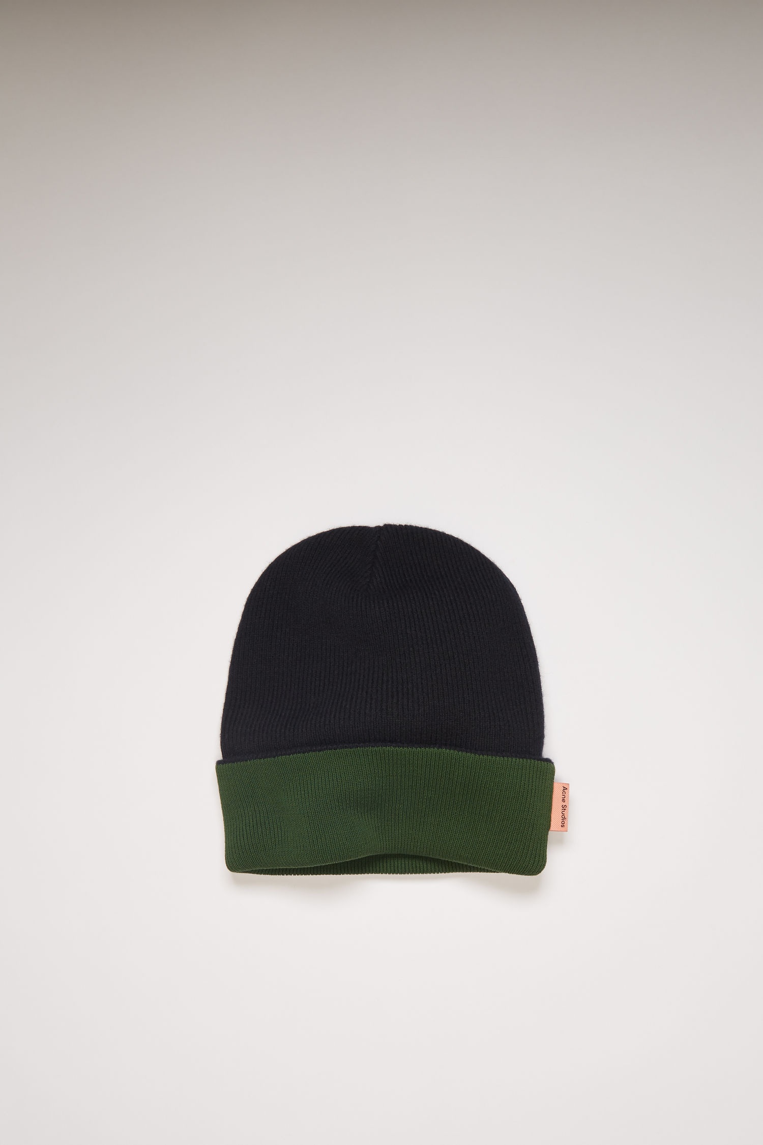 Reversible beanie black/green - 1