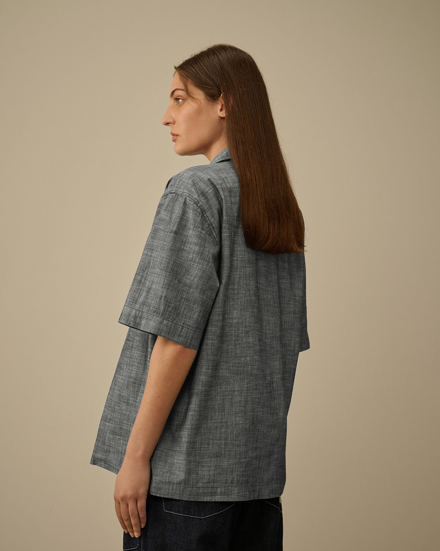 Chambray Short Sleeve Shirt - 7