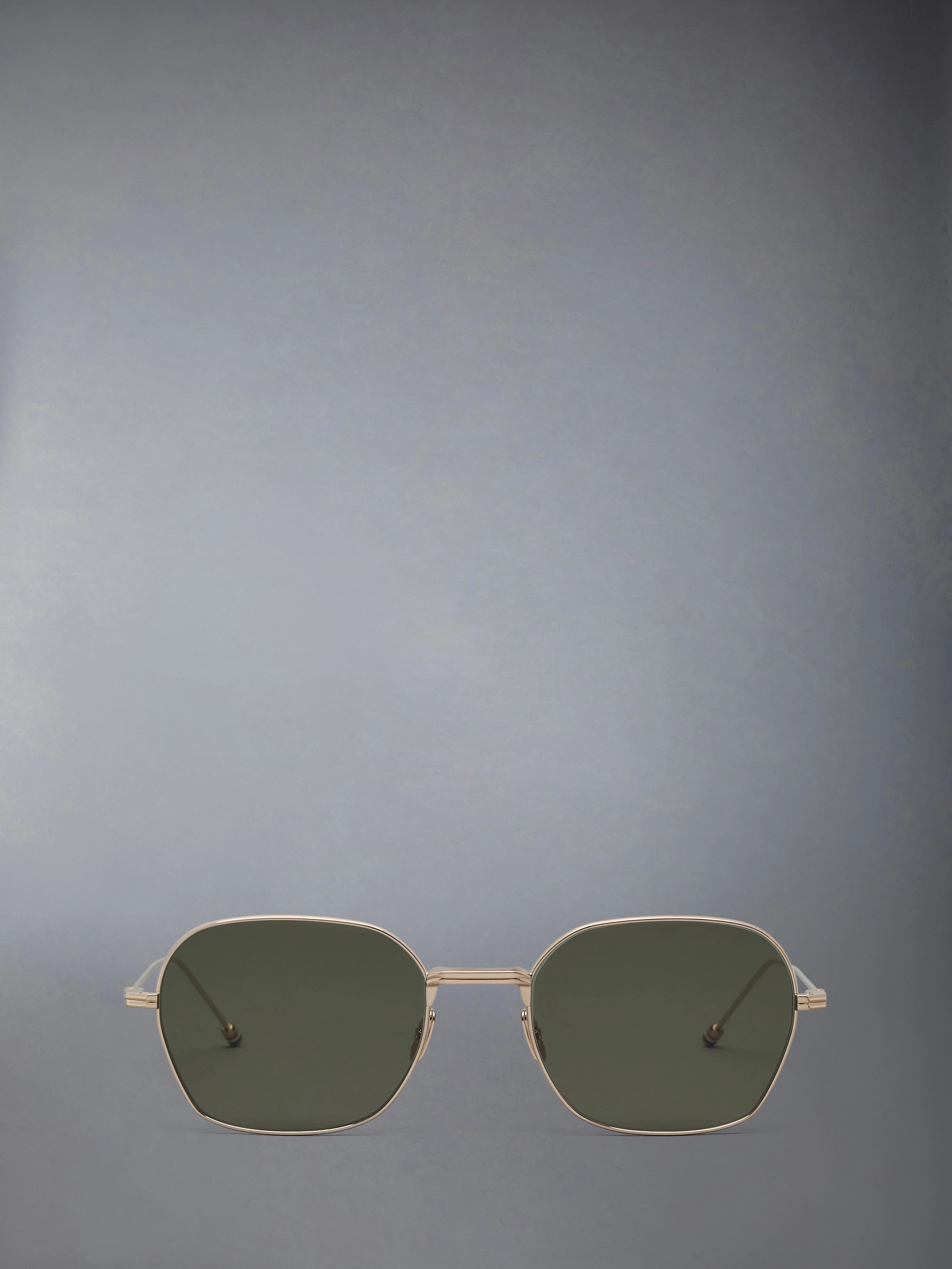 TITANIUM RECTANGULAR SUNGLASSES - 1