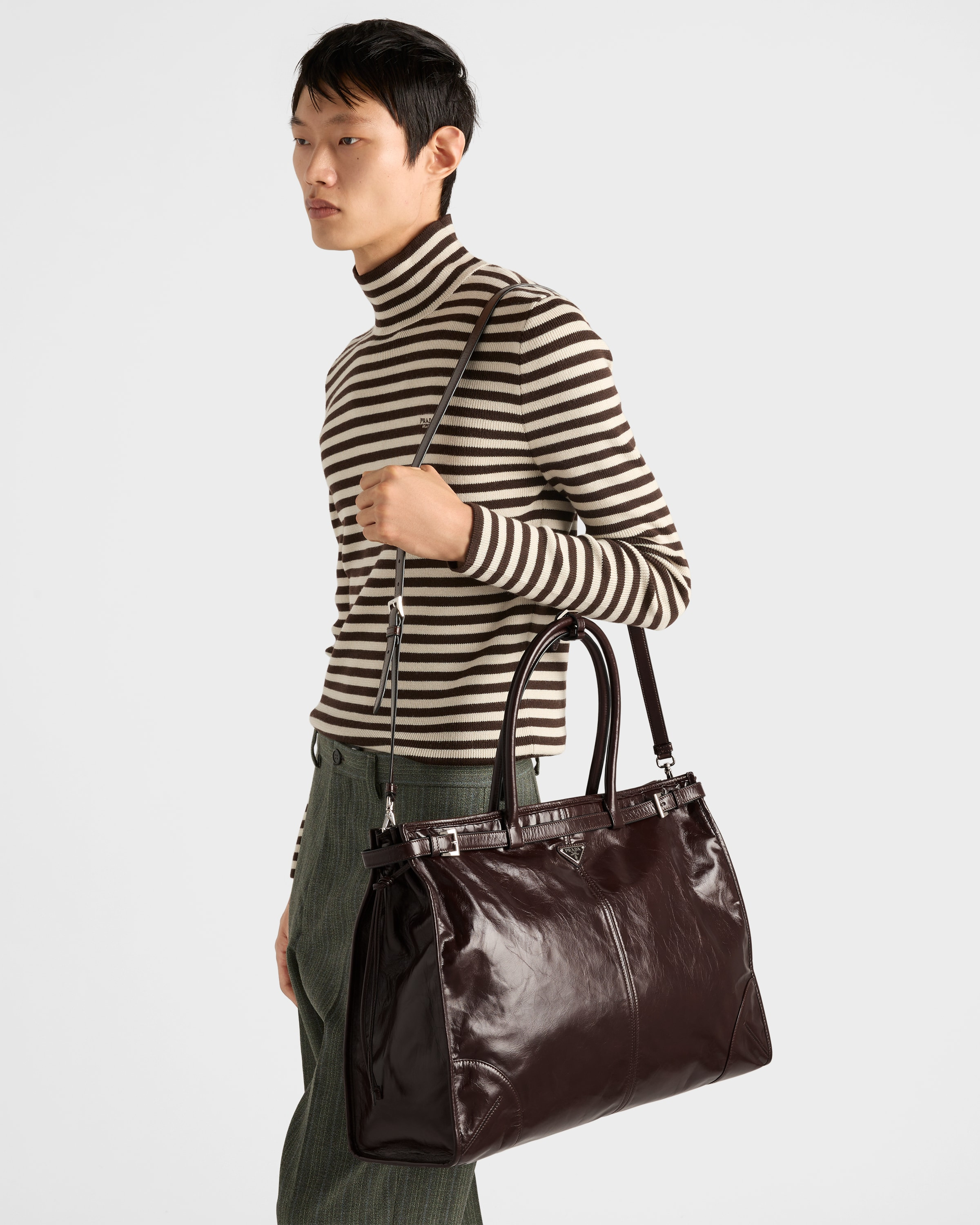 Leather tote bag - 8