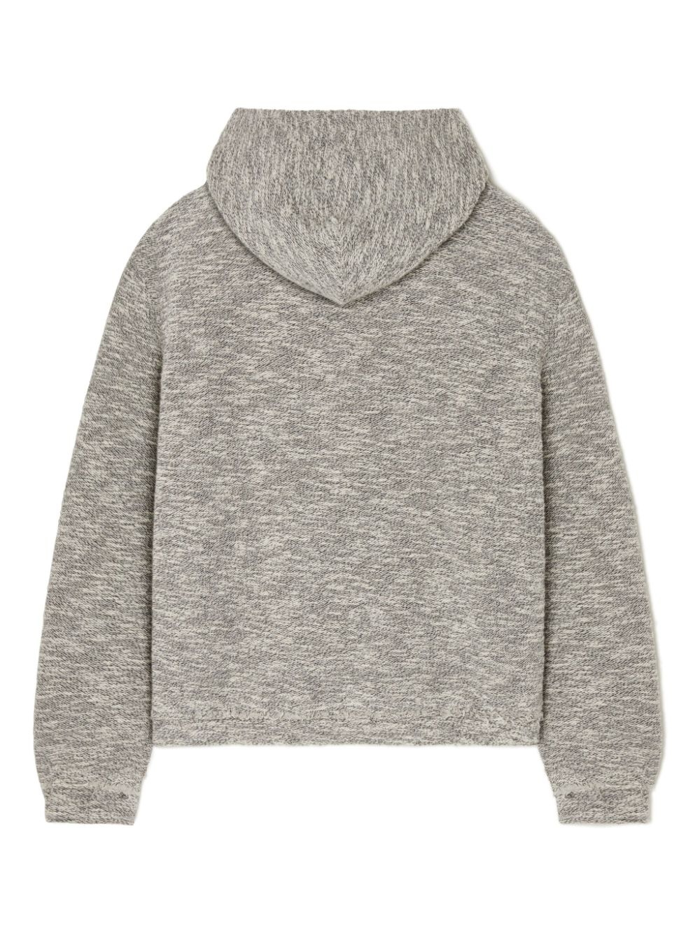 B&W Mouline zipped hoodie - 7