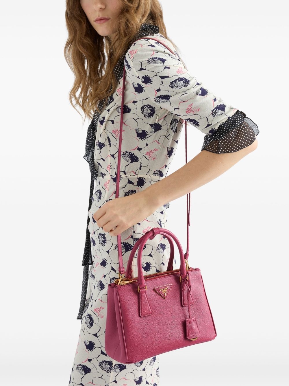small Galleria Saffiano leather tote bag - 3