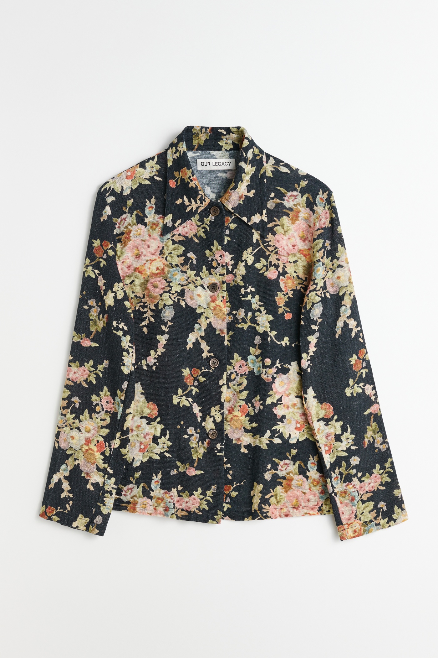 Sanctuary Shirt Black Floral Tapestry Print - 1