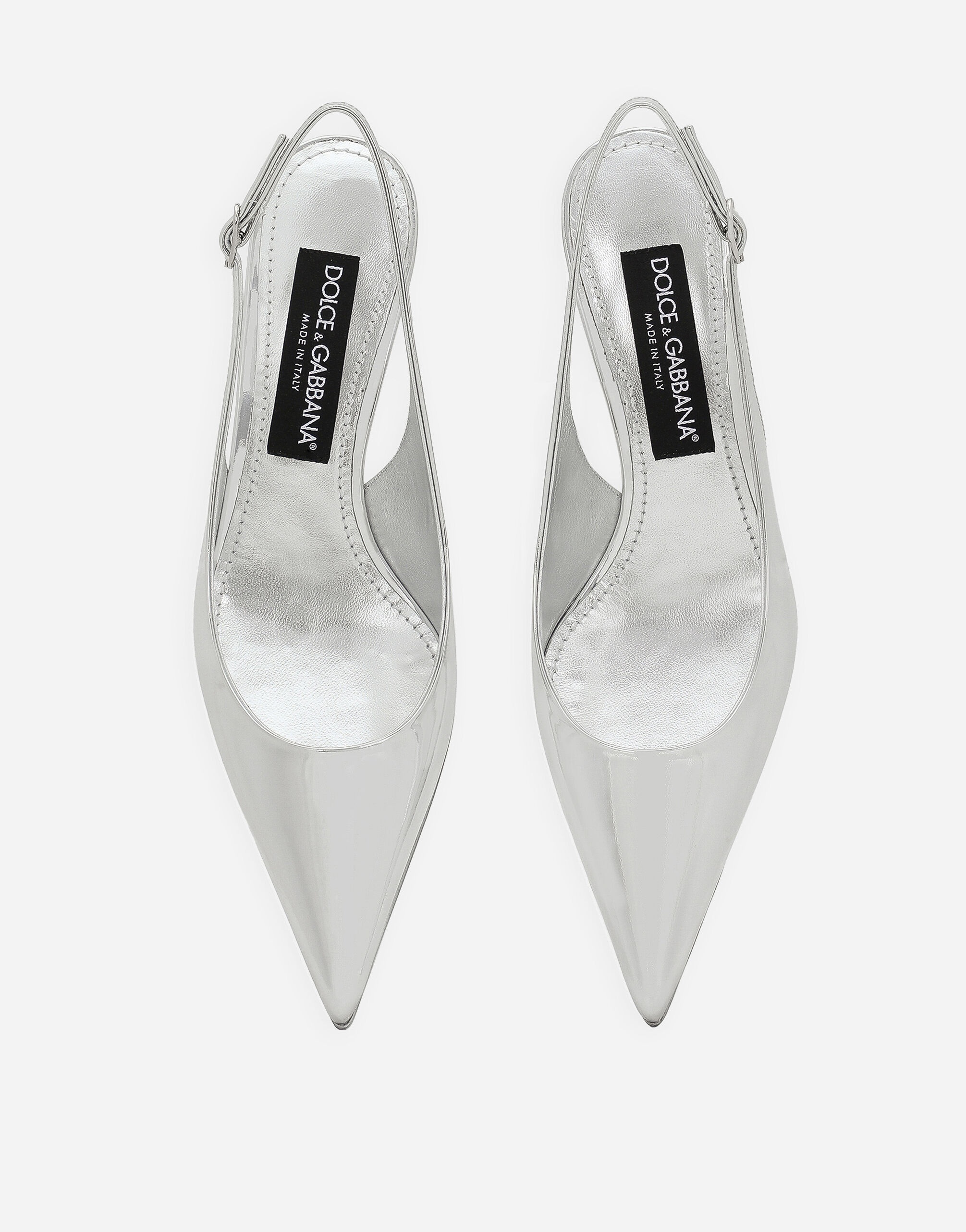 Calfskin slingbacks - 4