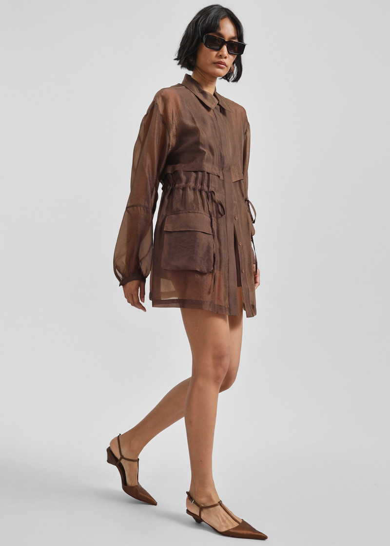Montaro Sheer Light Jacket - Brown 9