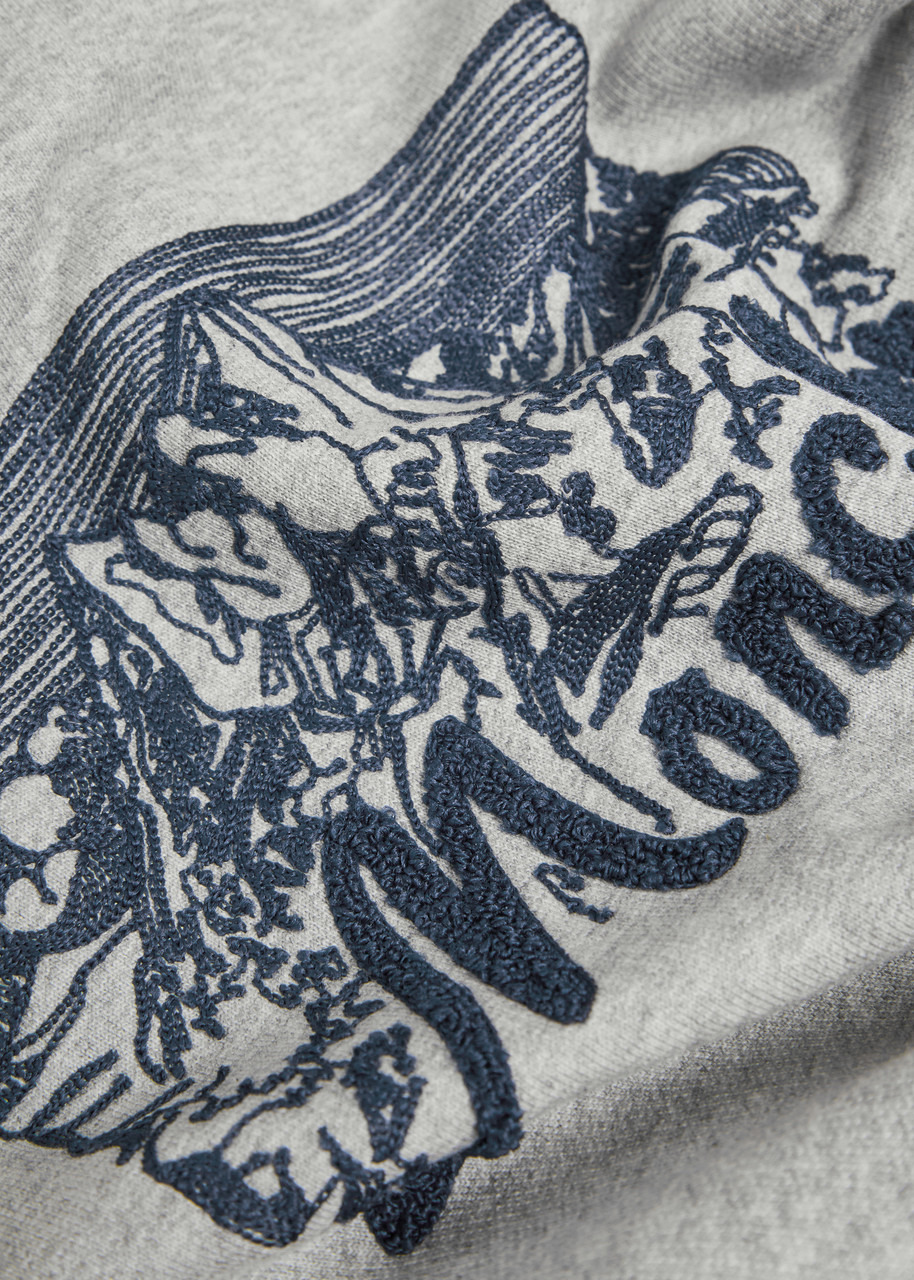 Moncler Embroidered Hooded Cotton Sweatshirt - 5