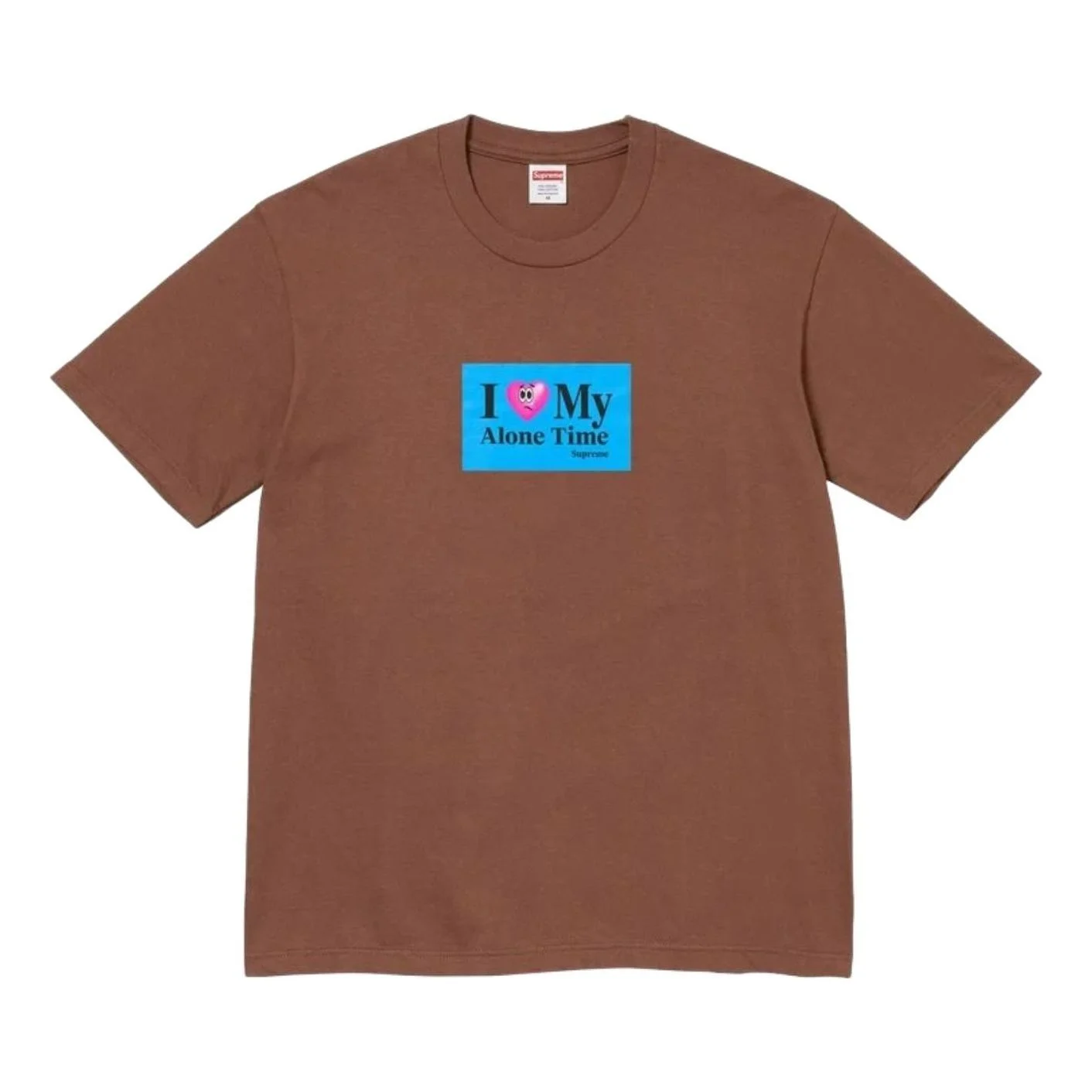 Supreme SS26 Alone Time T-Shirt 'Brown' SUP-SS26-163-BRN - 1