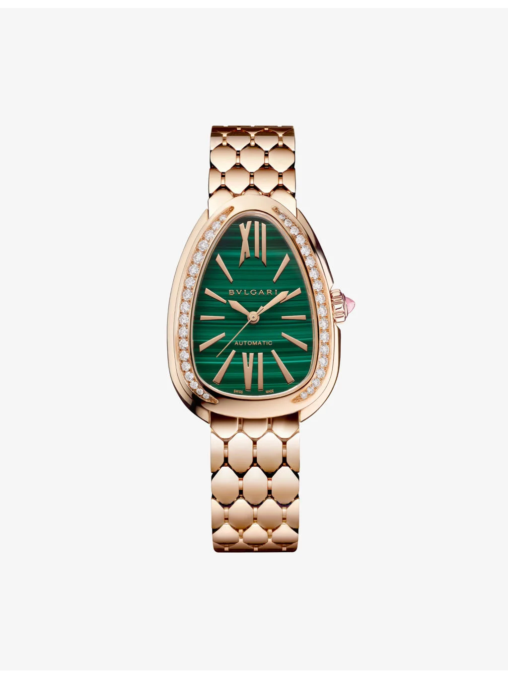 Serpenti Seduttori 18ct Rose-Gold And Diamond Automatic Watch - 1