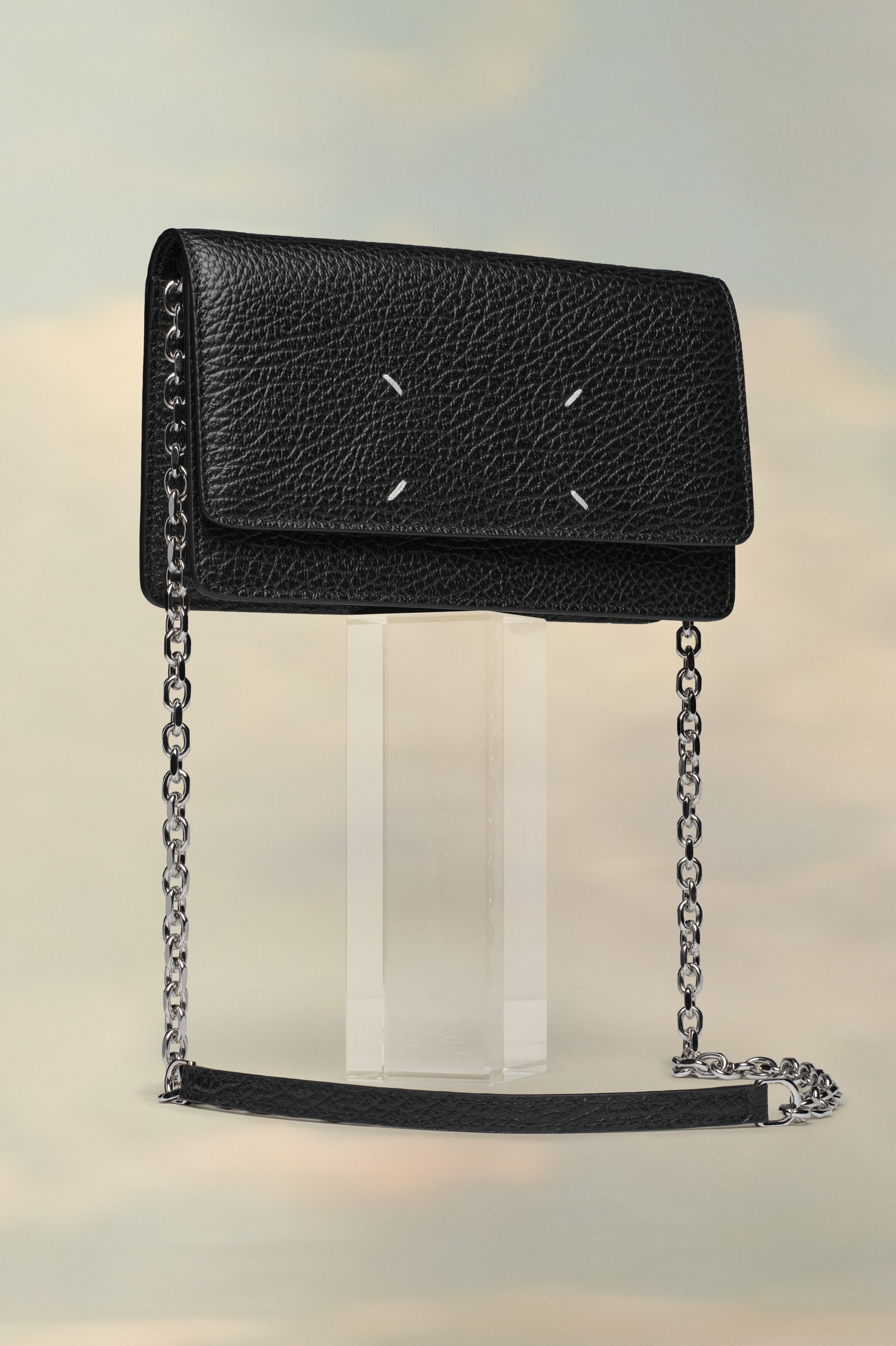 Four stitches chain wallet - 1