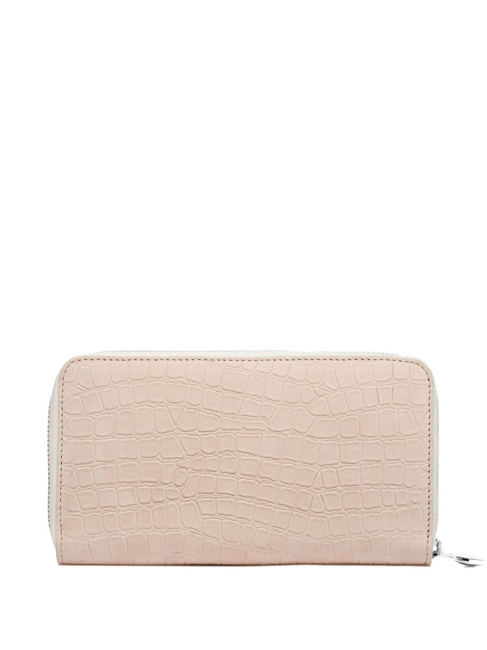 crocodile-effect zip-around wallet - 2
