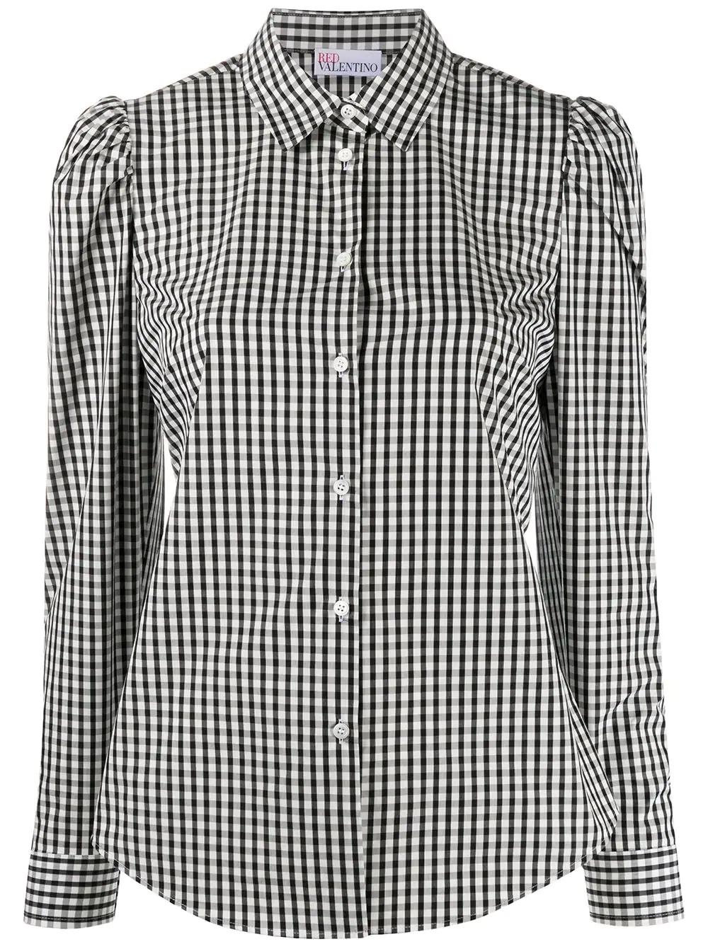 gingham check shirt - 1