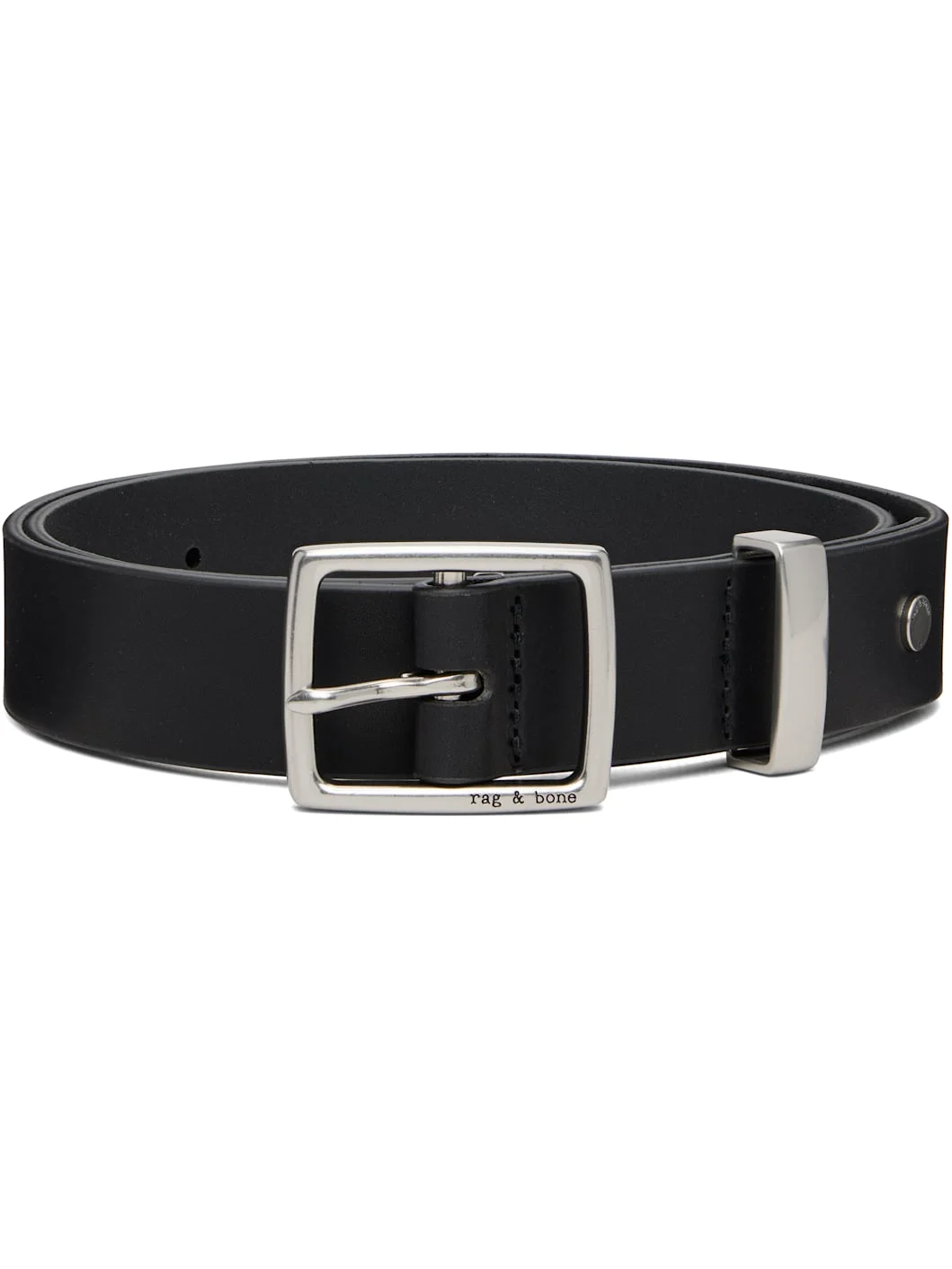 Black X Boyfriend Leather Belt - 1