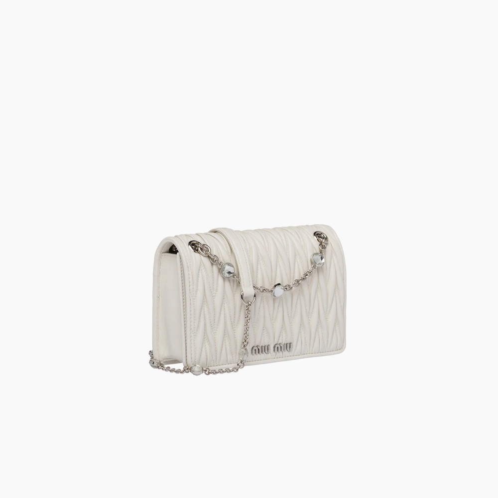 Matelassé nappa leather mini-bag - 4