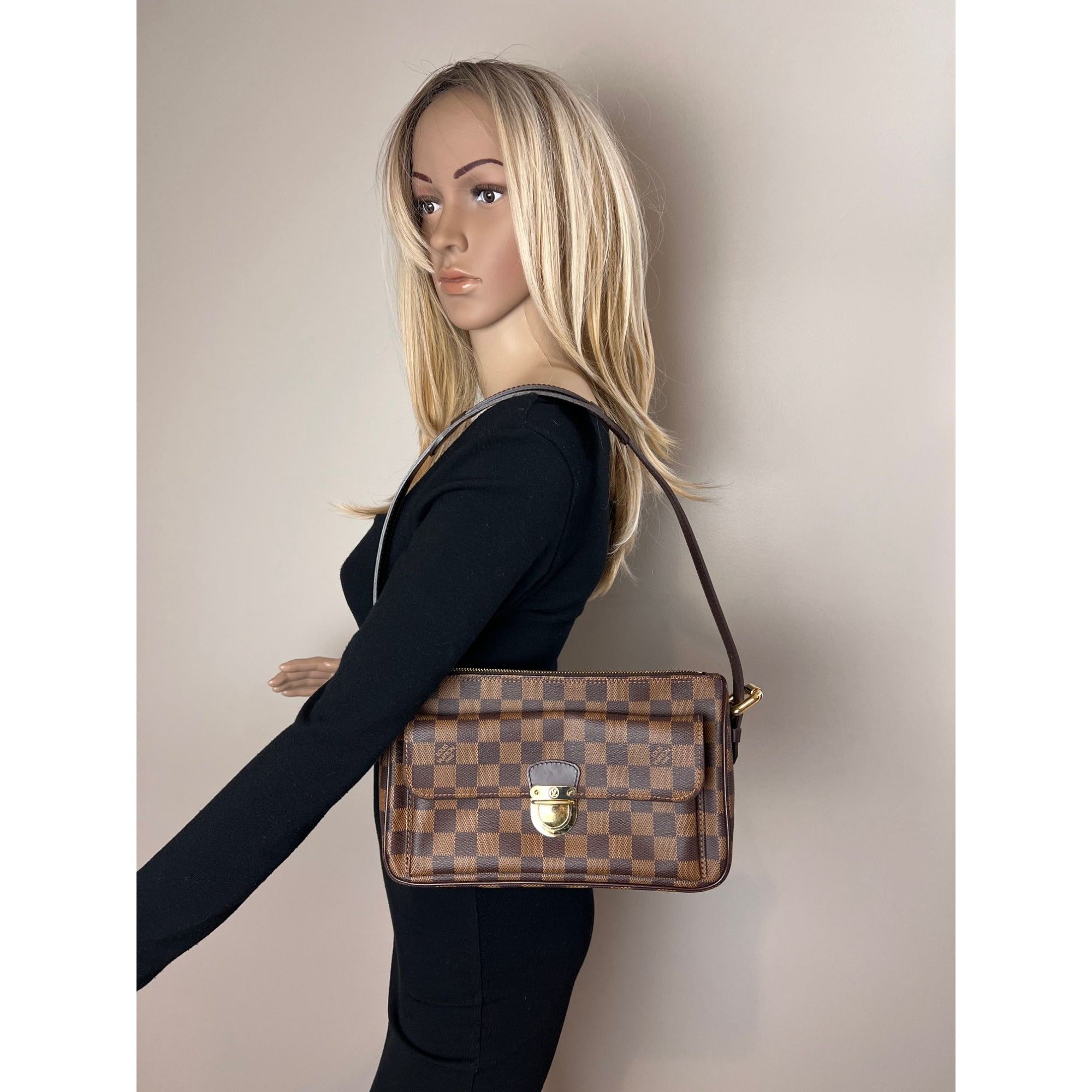 Louis Vuitton Ravello GM Damier Ebene Shoulder Bag - 6