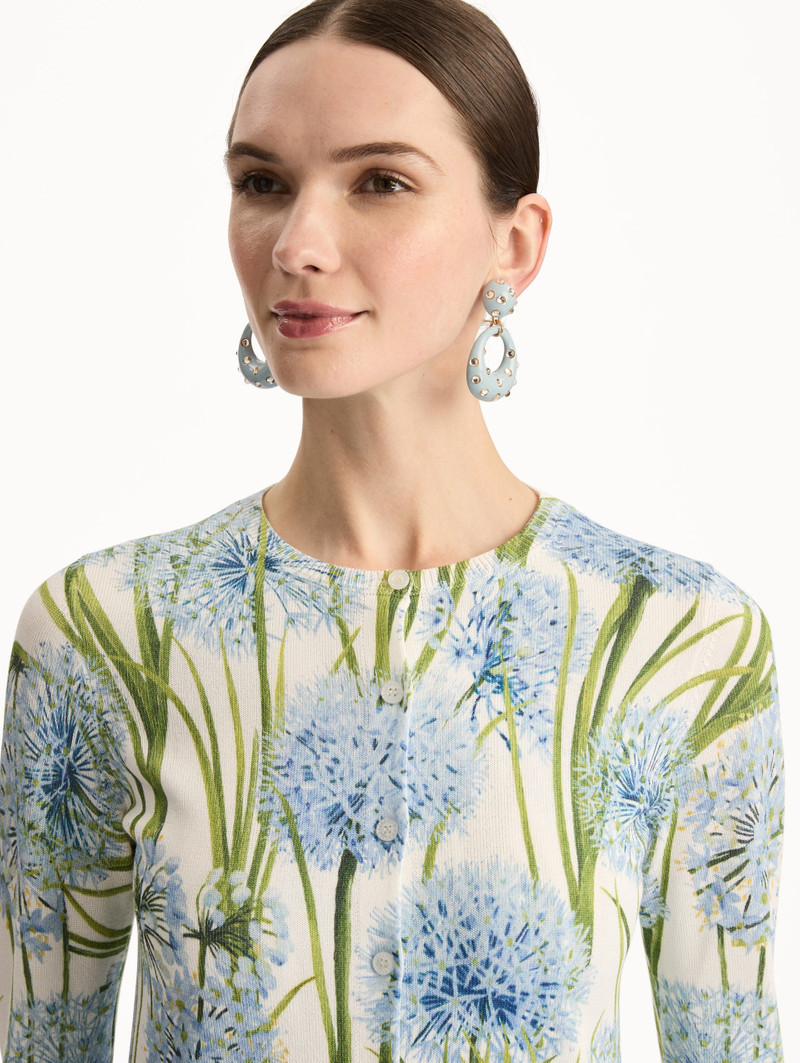 ALLIUM PRINTED CARDIGAN 5