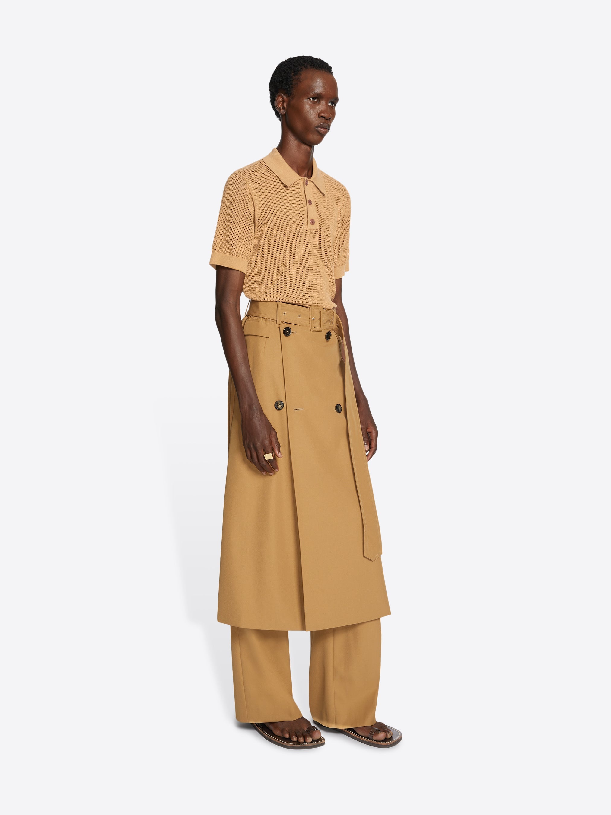 Dries Van Noten KNITTED POLO SHIRT | REVERSIBLE