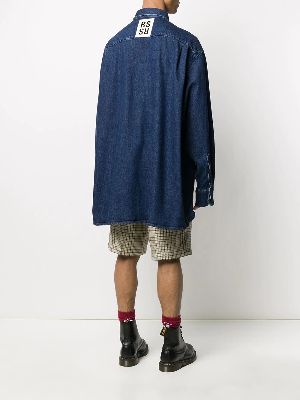 oversized denim shirt - 4