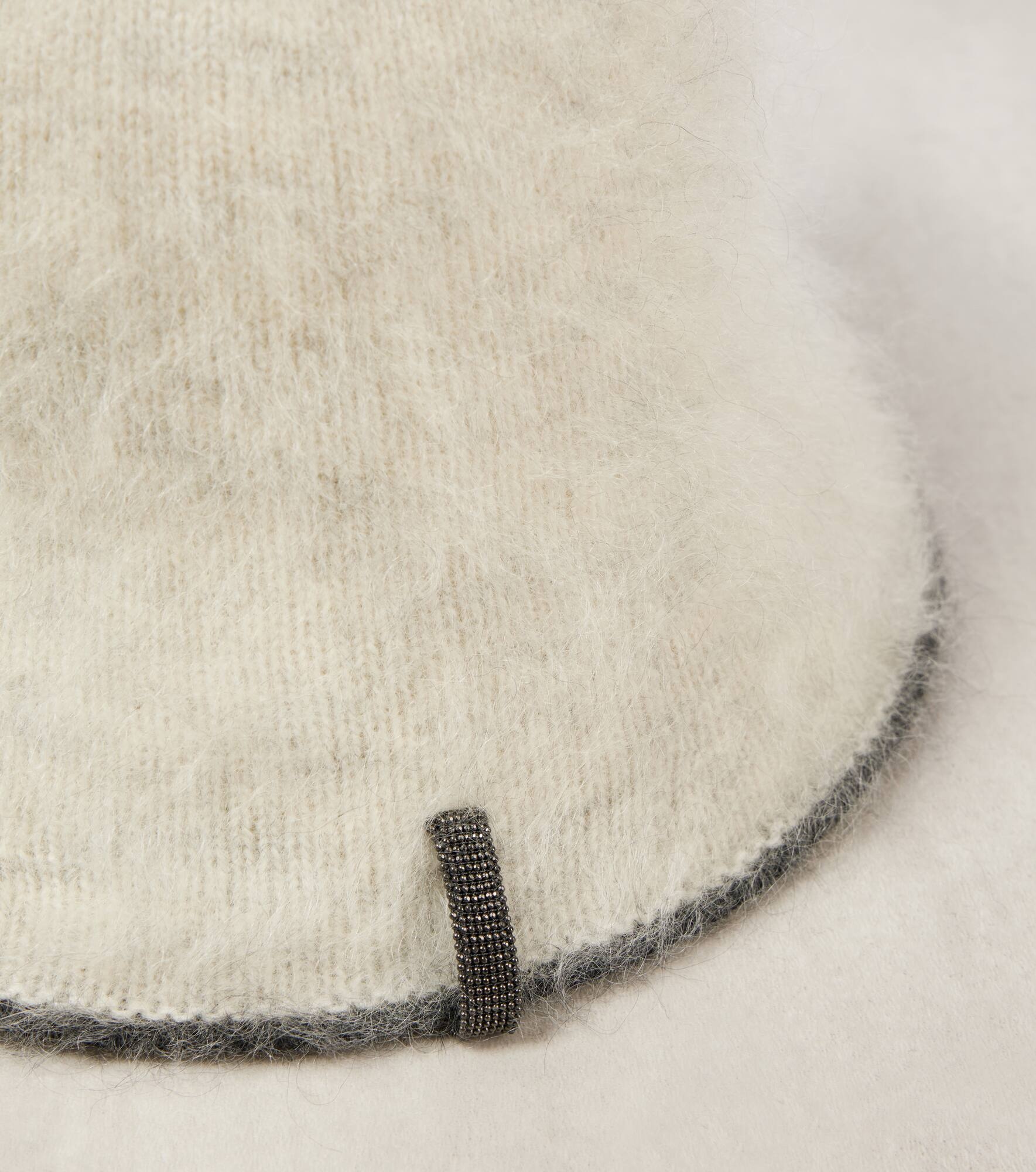 Knitted mohair-blend cloche hat - 3