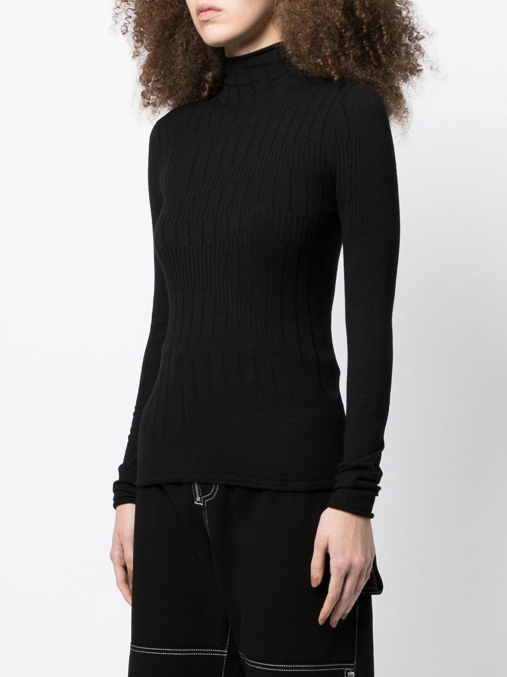 intarsia-detail knit jumper - 4