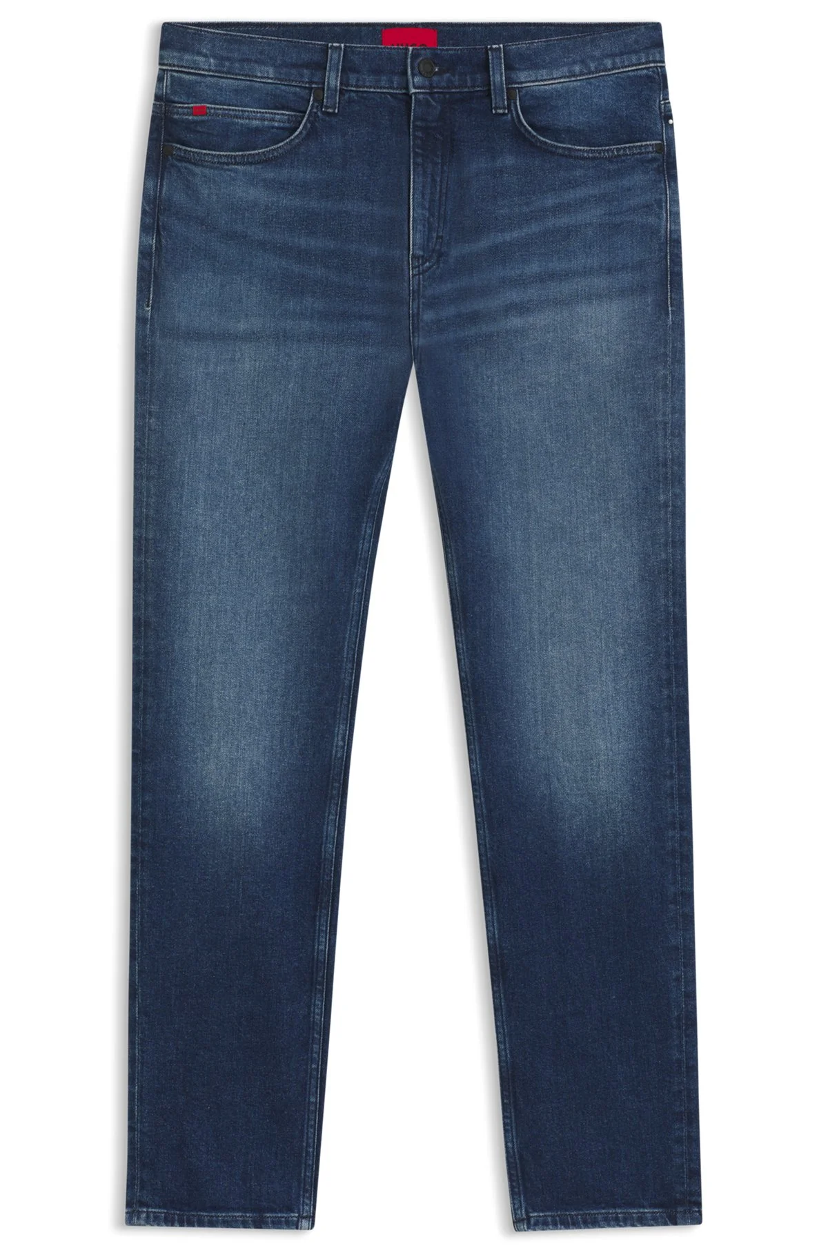 BLUE SLIM-FIT JEANS IN COMFORT-STRETCH DENIM - 1