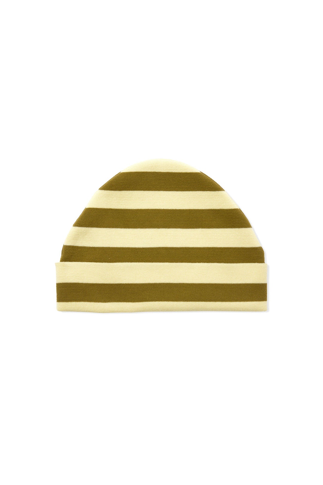 KNIT HAT / brown & yellow - 1