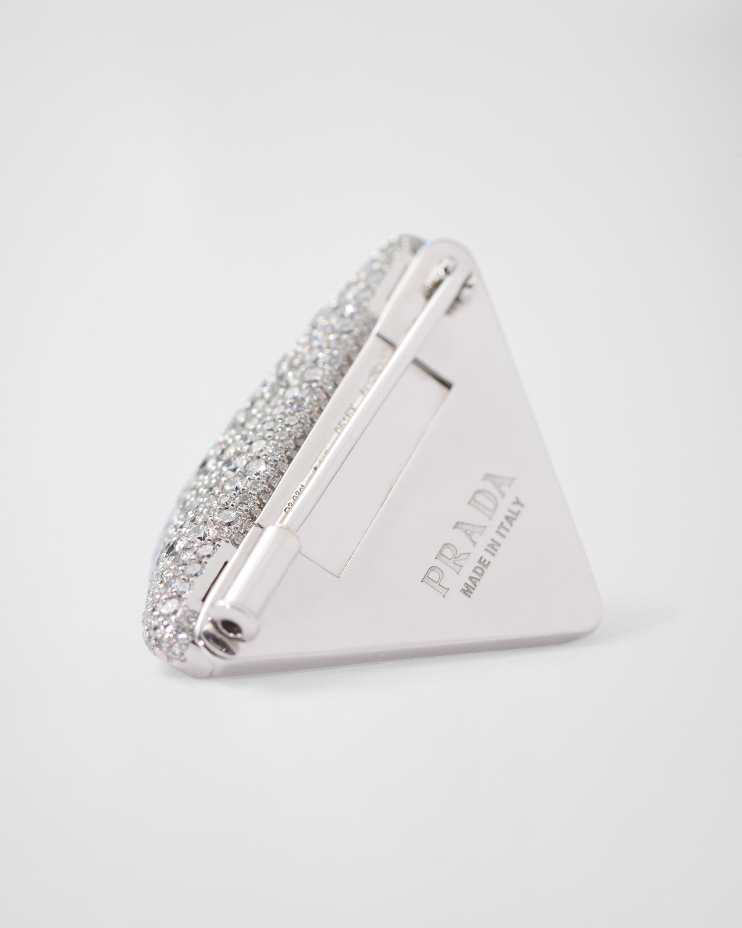 Eternal Gold brooch in white gold with diamonds - 4