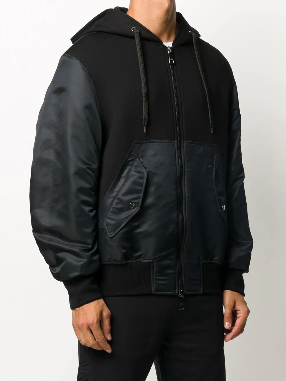 zipped hooded jacket - 3